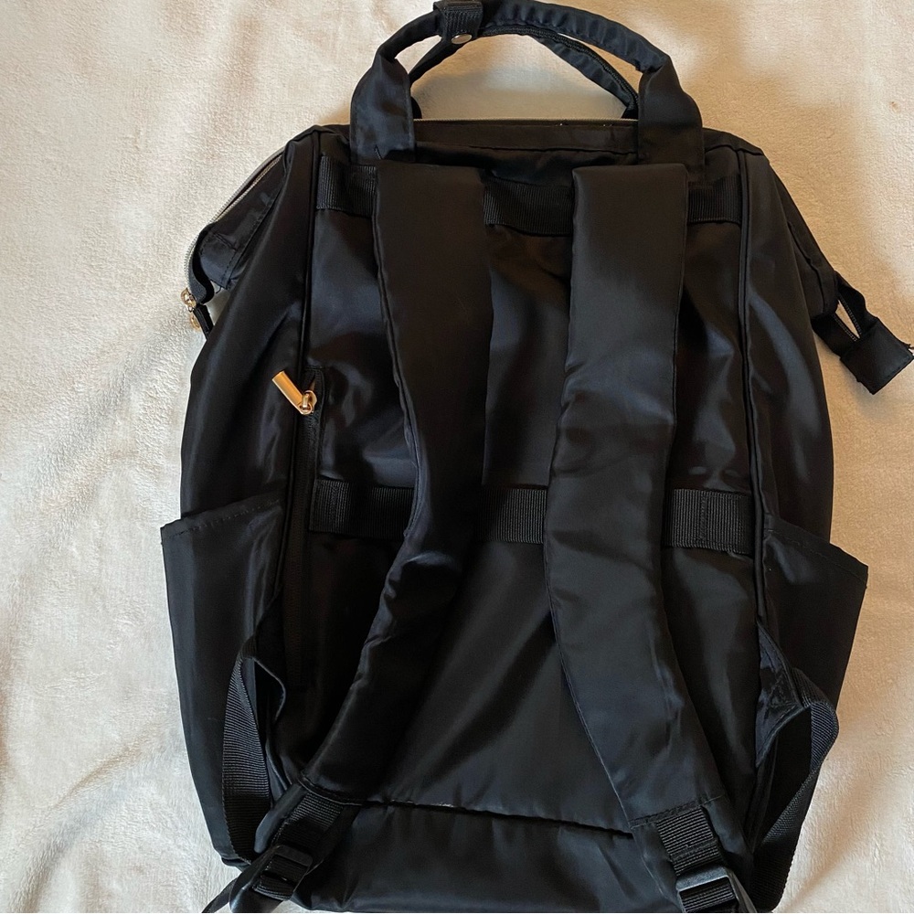 Large Black Work Backpack Travel Backpack - image 3